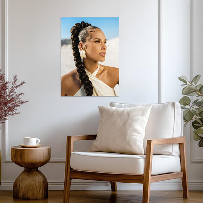 Alicia Keys | Contemporary Music Print | Singer Poster - Music Poster