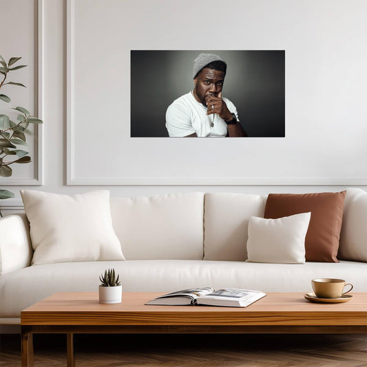 Kevin Hart Print | Actor Comedian Poster - Celebrities Poster