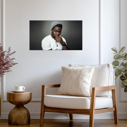Kevin Hart Print | Actor Comedian Poster - Celebrities Poster