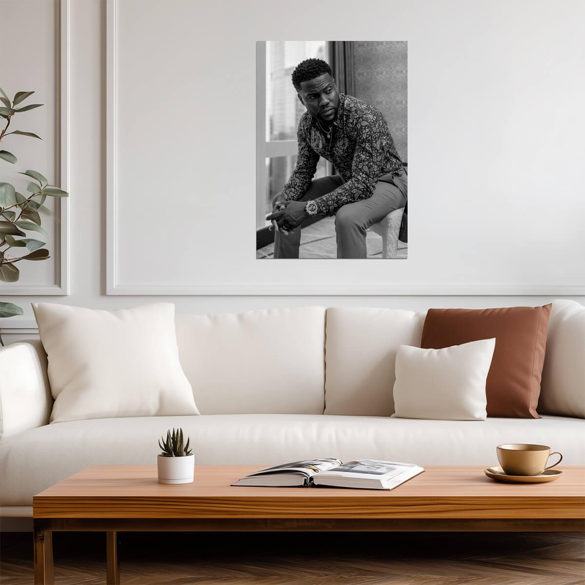 Kevin Hart Poster | American Comedian Print - Celebrities Poster