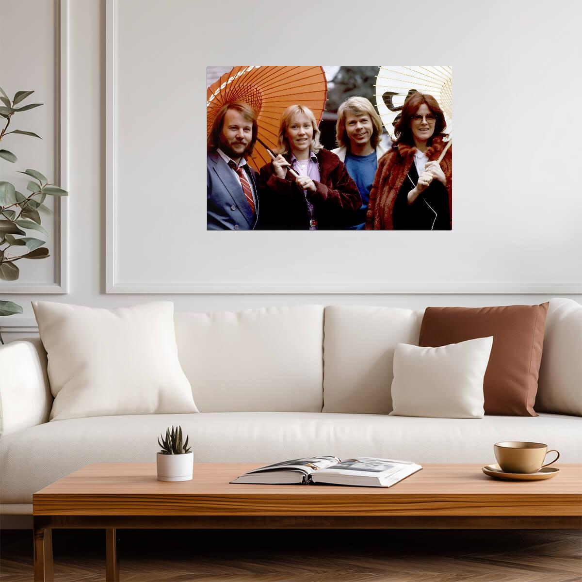 Abba Vintage Photography | Pop Poster | Music Icon Wall Art - Music Poster