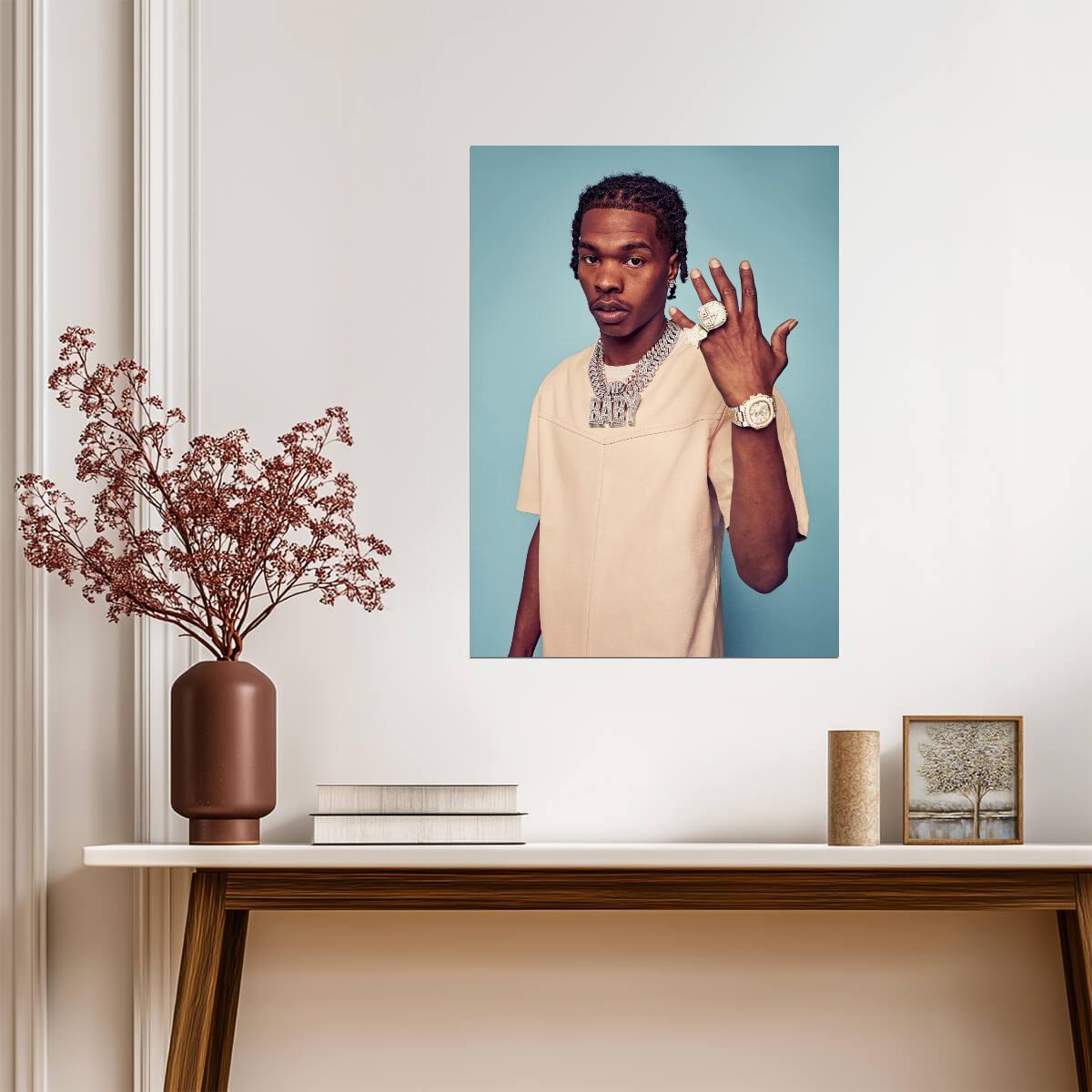 Lil Baby Poster | Rap Music Print - Music Poster