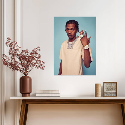Lil Baby Poster | Rap Music Print - Music Poster