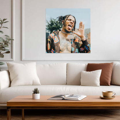 AJ Tracey | UK Rap Music Poster | British Hip Hop Star Portrait - Music Poster