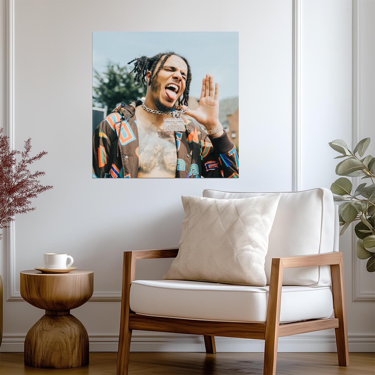 AJ Tracey | UK Rap Music Poster | British Hip Hop Star Portrait - Music Poster