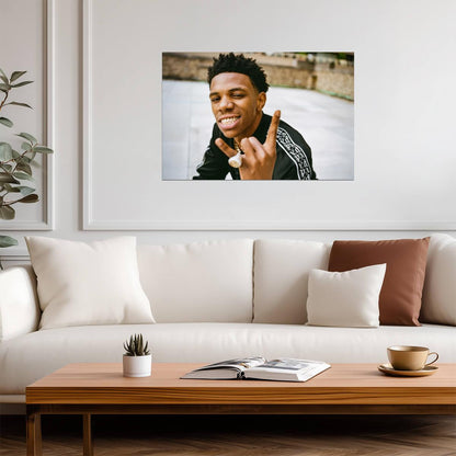 A Boogie Wit Da Hoodie Portrait | Rapper Poster | Fan Wall Decor - Music Poster