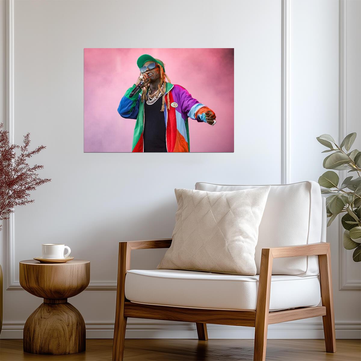 Lil Wayne Poster | Stage Concert Rap Print - Music Poster