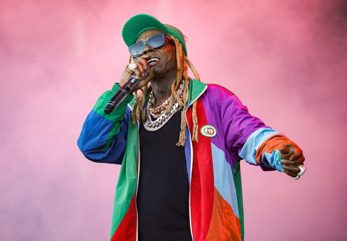 Lil Wayne Poster | Stage Concert Rap Print - Music Poster