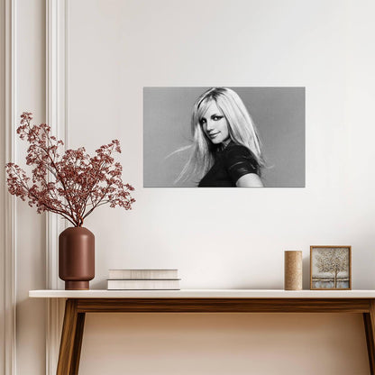 Britney Spears Black & White Portrait | Pop Music Icon Poster | 2000s Celebrity Wall Art - Music Poster