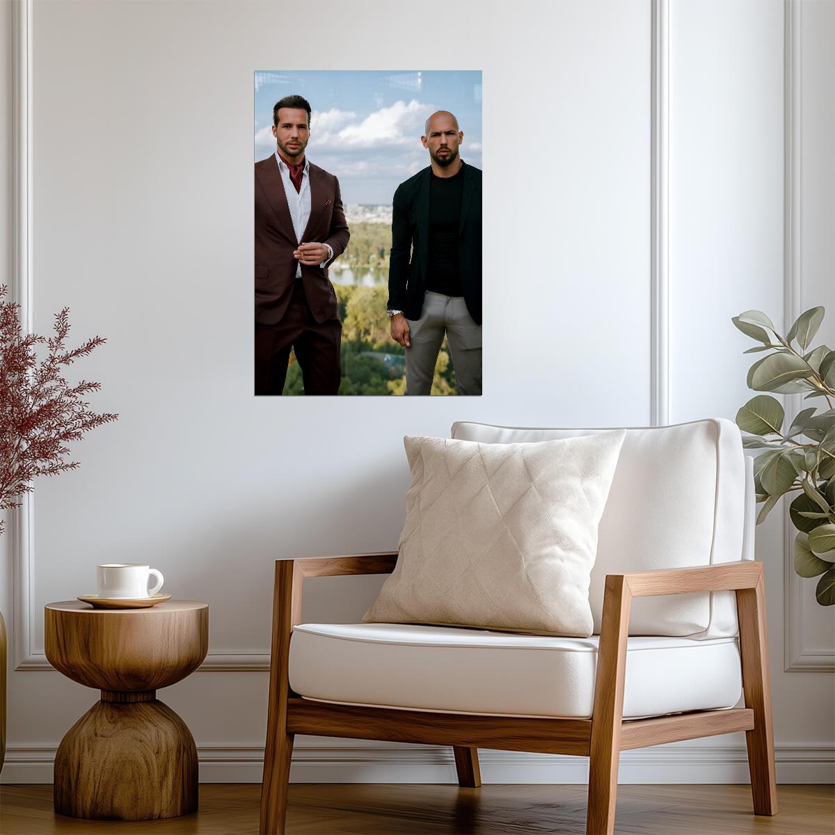 The Tate Brothers Andrew & Tristan Tate | Motivational Poster | Internet Personality Photo - Celebrities Poster