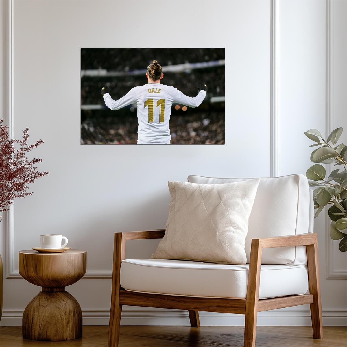 Gareth Bale Real Madrid Celebration | Soccer Poster | Sports Legend Wall Art - Sports Poster