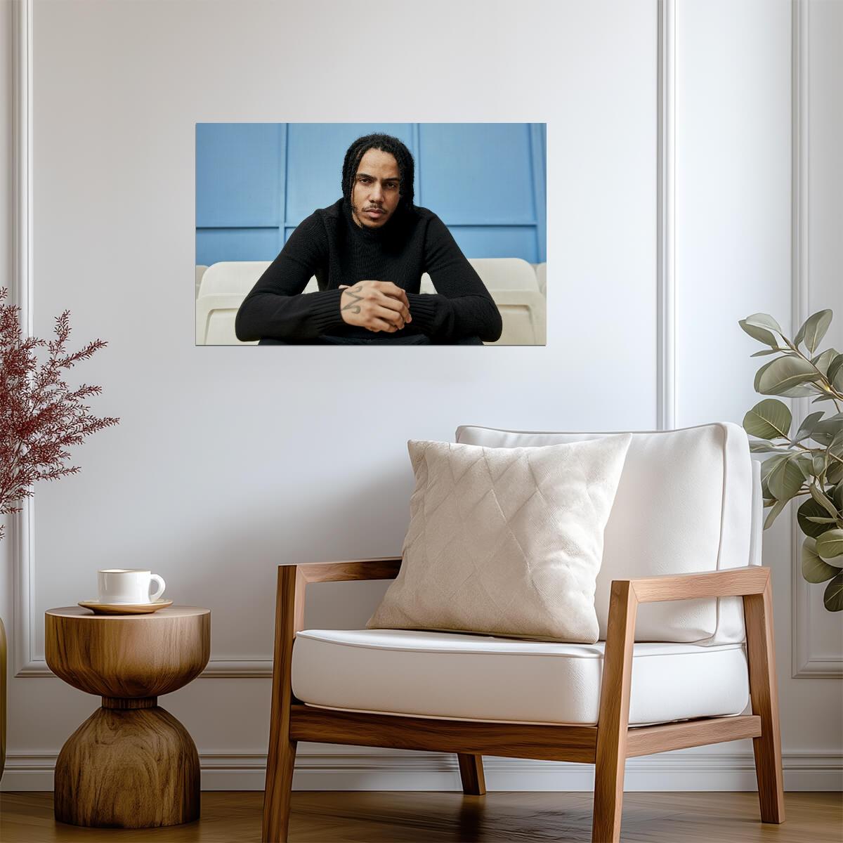 AJ Tracey Portrait | Rap Poster | British Music Artist Photo - Music Poster