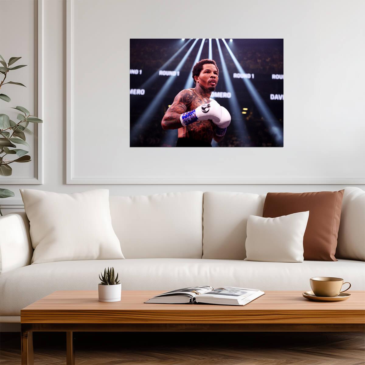 Gervonta Tank Davis In The Ring | Professional Boxing Poster | Sports Legend Art - Sports Poster