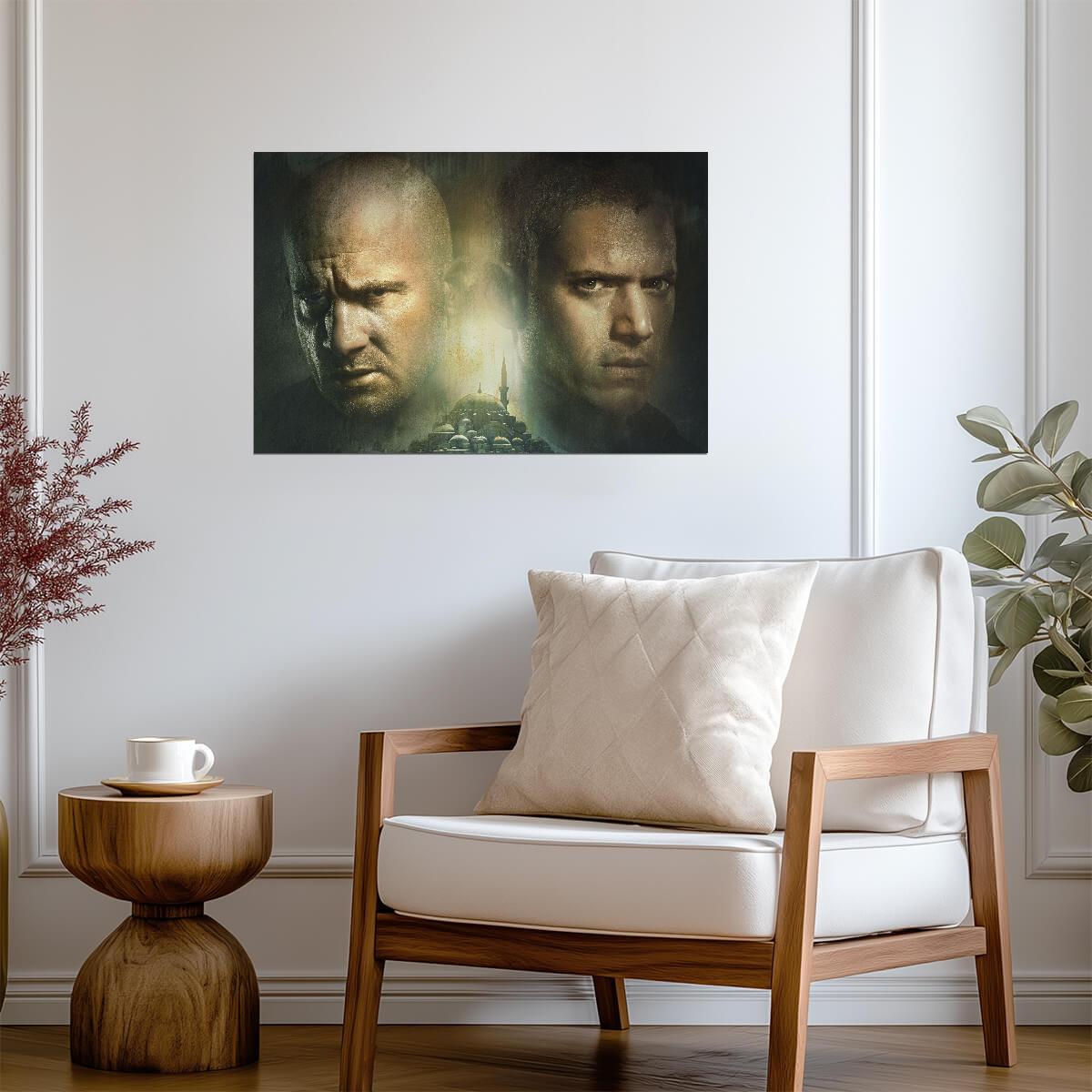 Prison Break Season 5 Art | Michael Scofield & Lincoln Burrows | Action TV Series Poster - Movies & TV Poster