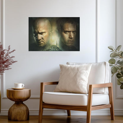 Prison Break Season 5 Art | Michael Scofield & Lincoln Burrows | Action TV Series Poster - Movies & TV Poster