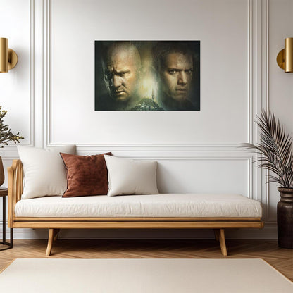 Prison Break Season 5 Art | Michael Scofield & Lincoln Burrows | Action TV Series Poster - Movies & TV Poster
