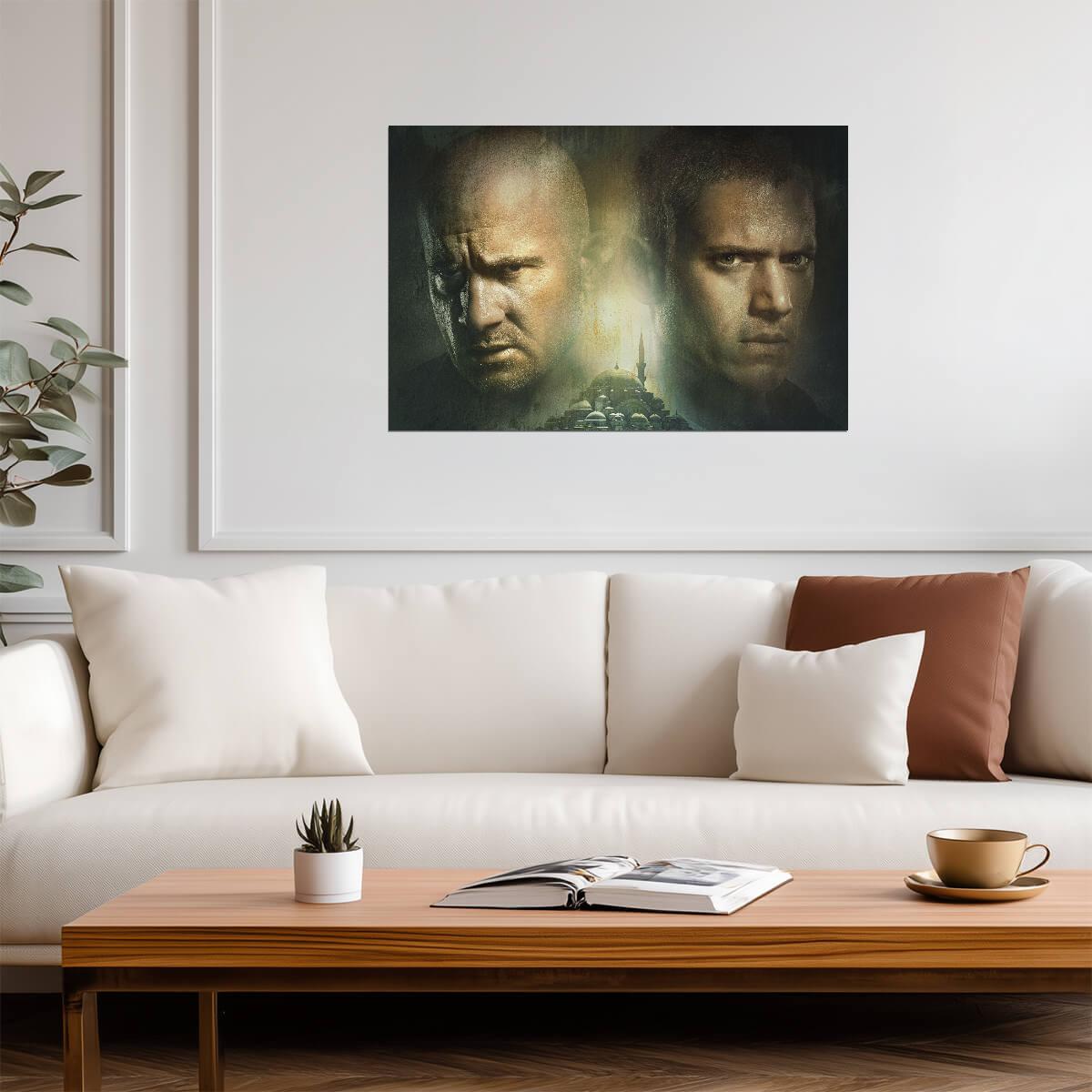 Prison Break Season 5 Art | Michael Scofield & Lincoln Burrows | Action TV Series Poster - Movies & TV Poster