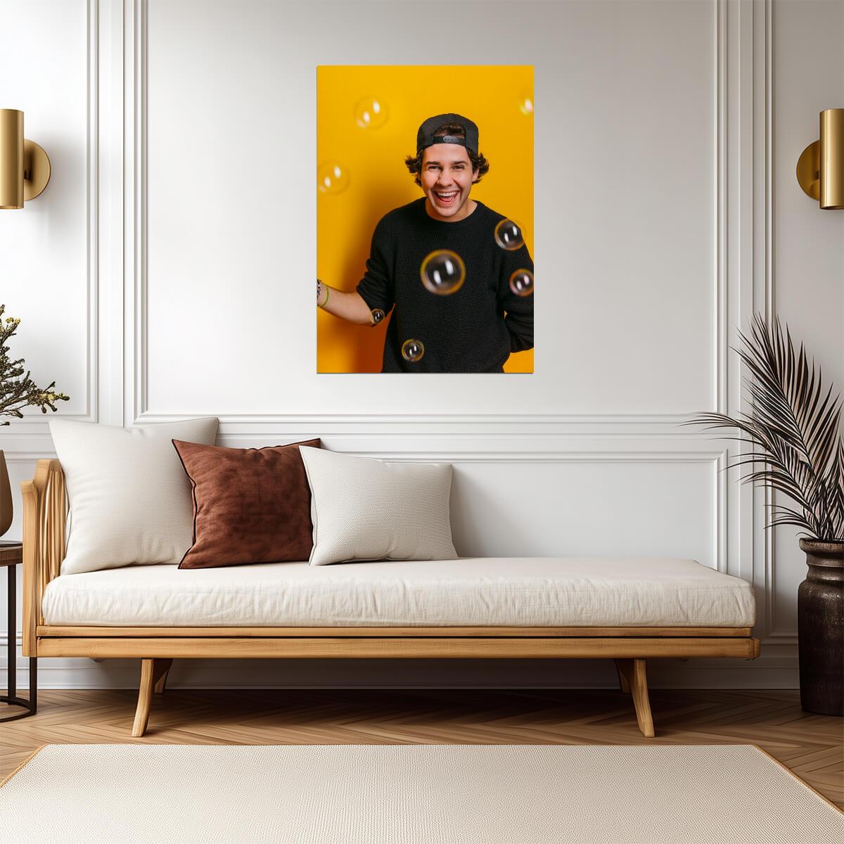 David Dobrik | Vibrant Portrait | Influencer Poster - Celebrities Poster