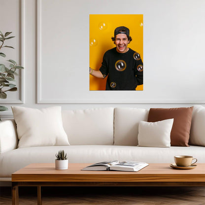 David Dobrik | Vibrant Portrait | Influencer Poster - Celebrities Poster