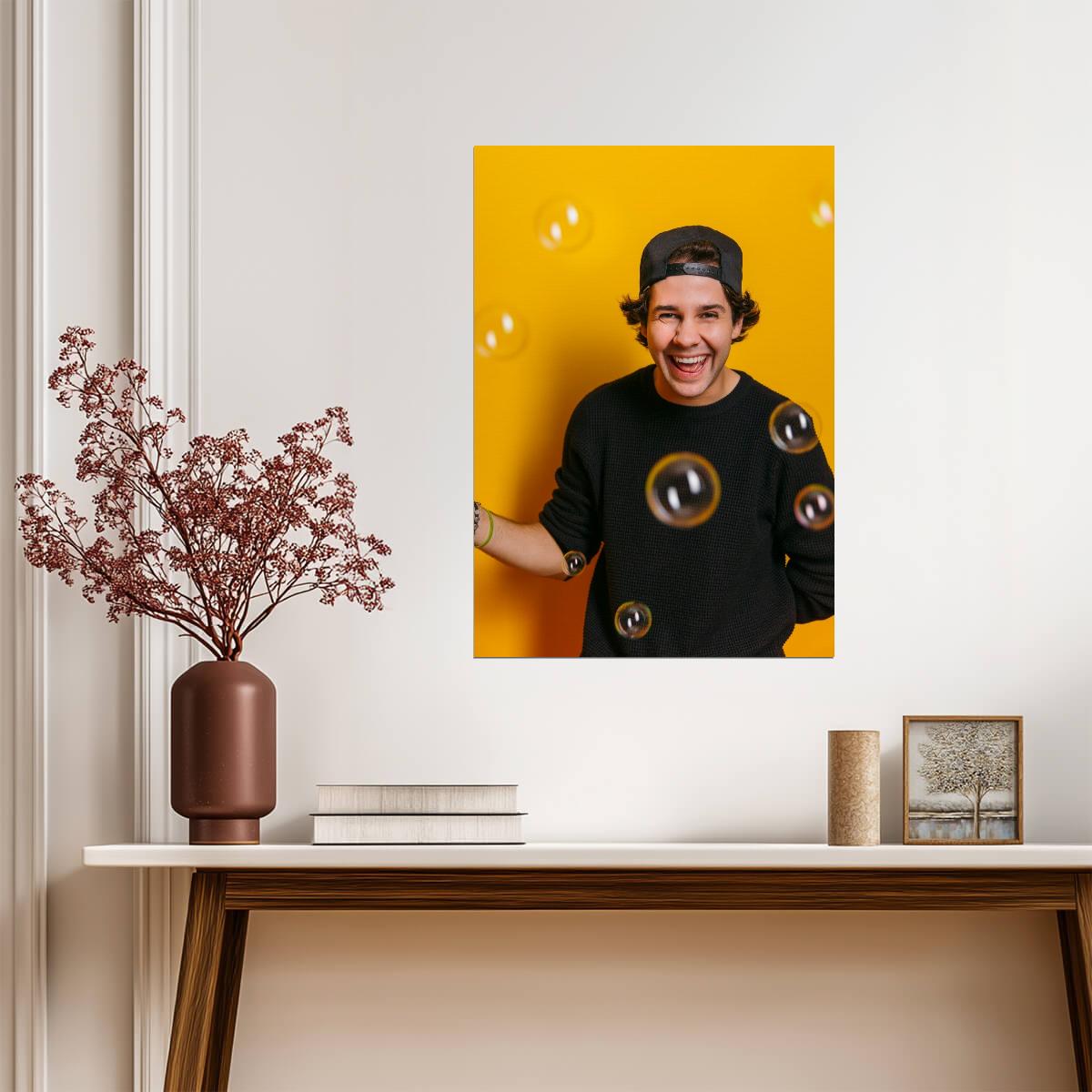 David Dobrik | Vibrant Portrait | Influencer Poster - Celebrities Poster
