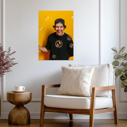 David Dobrik | Vibrant Portrait | Influencer Poster - Celebrities Poster