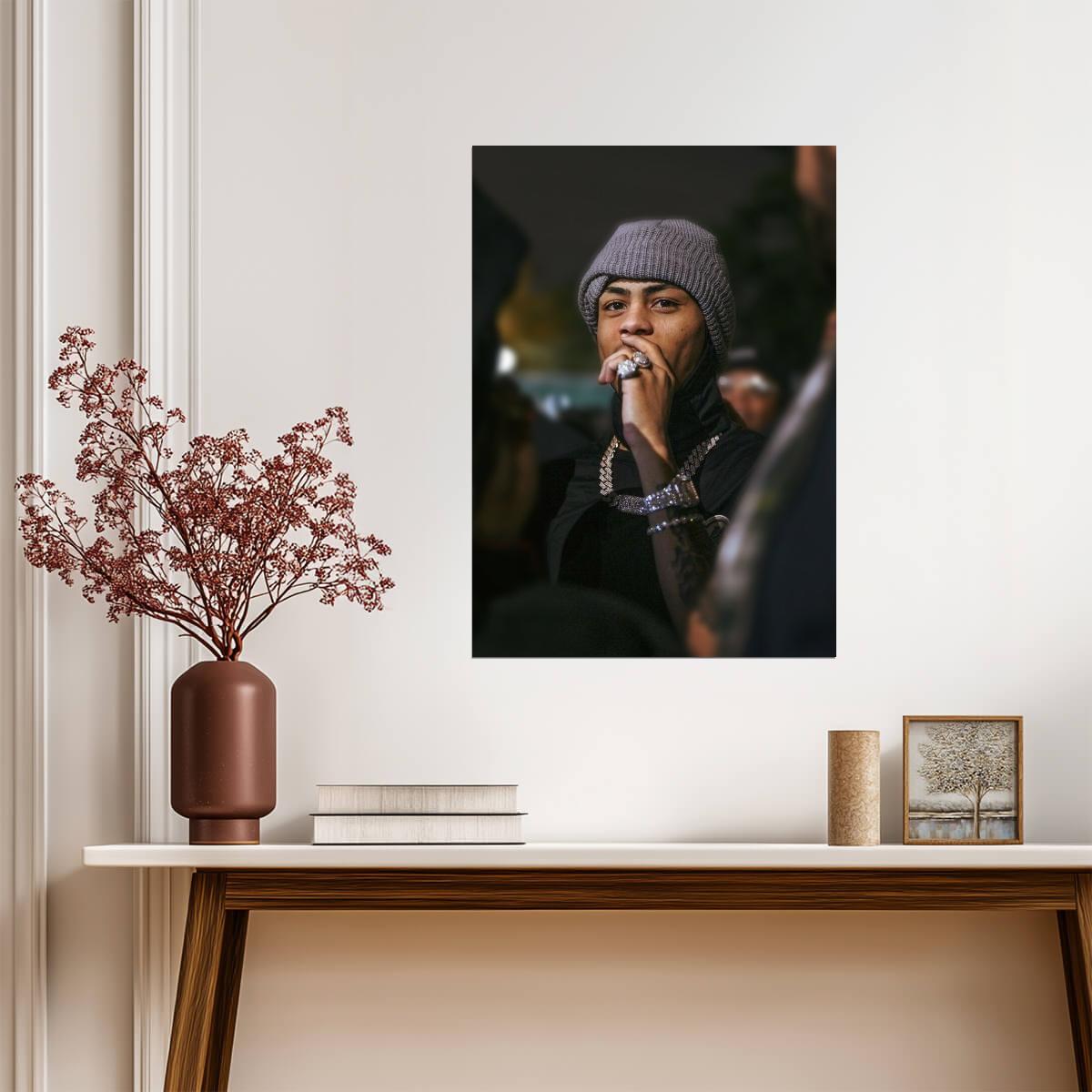 Kay Flock Print | Drill Rapper Poster - Music Poster