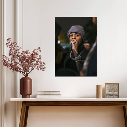 Kay Flock Print | Drill Rapper Poster - Music Poster