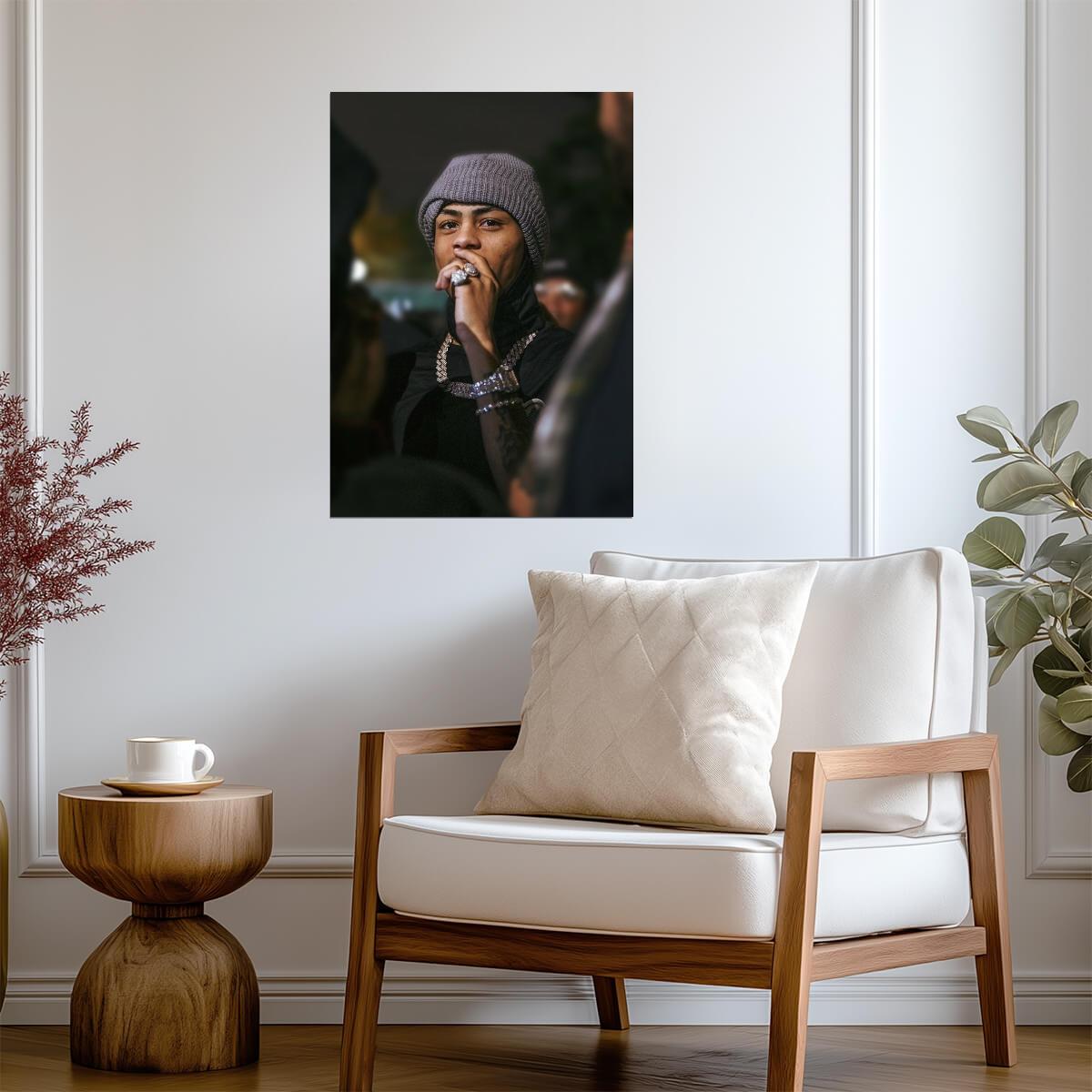 Kay Flock Print | Drill Rapper Poster - Music Poster