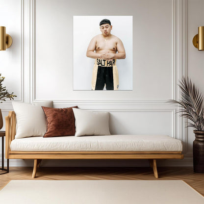 Salt Papi Boxing Shorts Portrait | Influencer Poster | YouTube Boxing Gift - Sports Poster