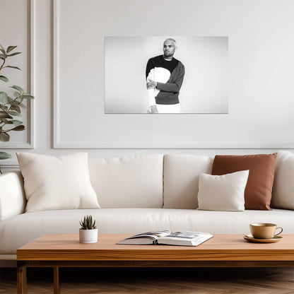 Chris Brown | Black and White Art | R&B Poster - Music Poster
