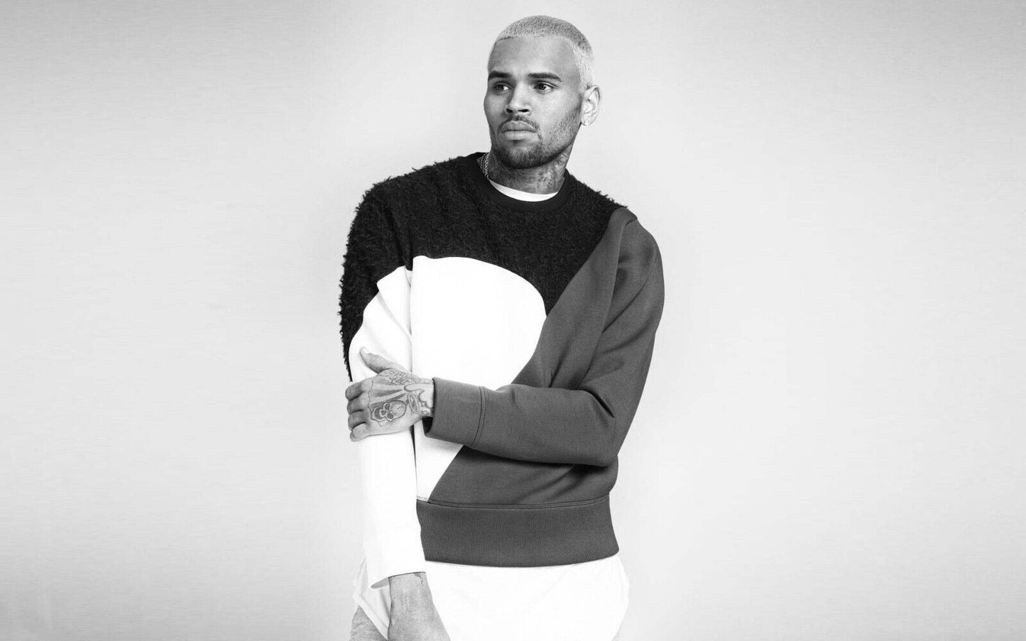 Chris Brown | Black and White Art | R&B Poster - Music Poster