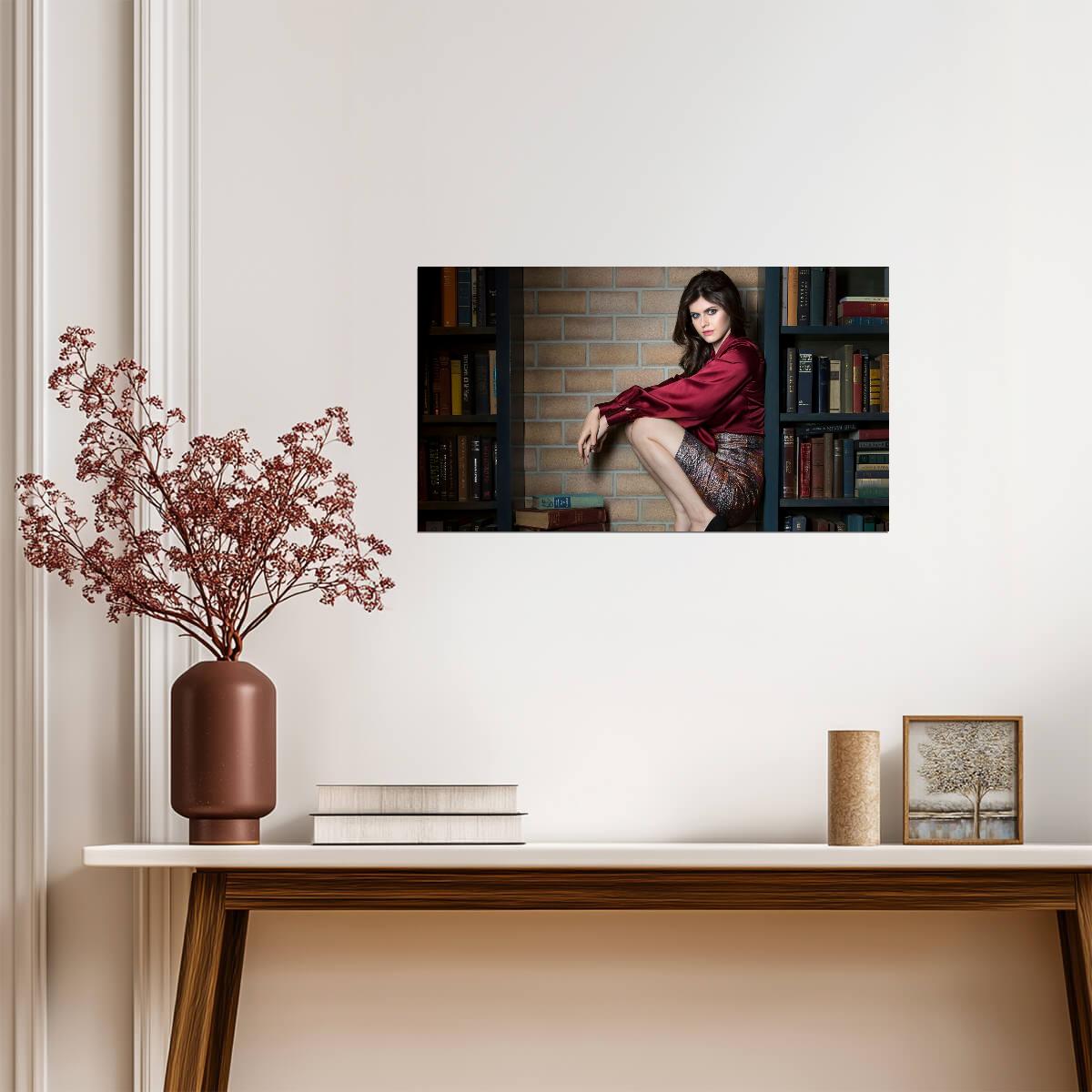 Alexandra Daddario | American Actress Poster | Star Portrait - Celebrities Poster