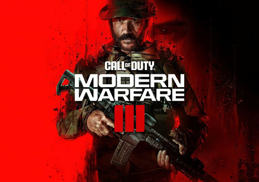 Call of Duty Modern Warfare 3 Captain Price Holding Rifle | Game Promo Art Poster | Gaming Room Decor - Video Games Poster