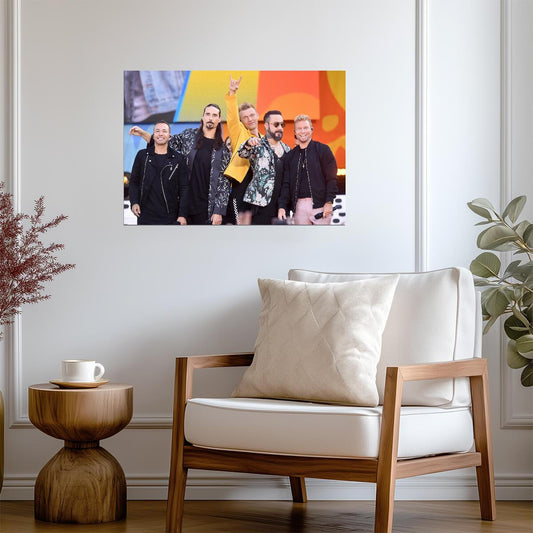Backstreet Boys Group Shot | Pop Band Poster | Boy Band Legend Art - Music Poster