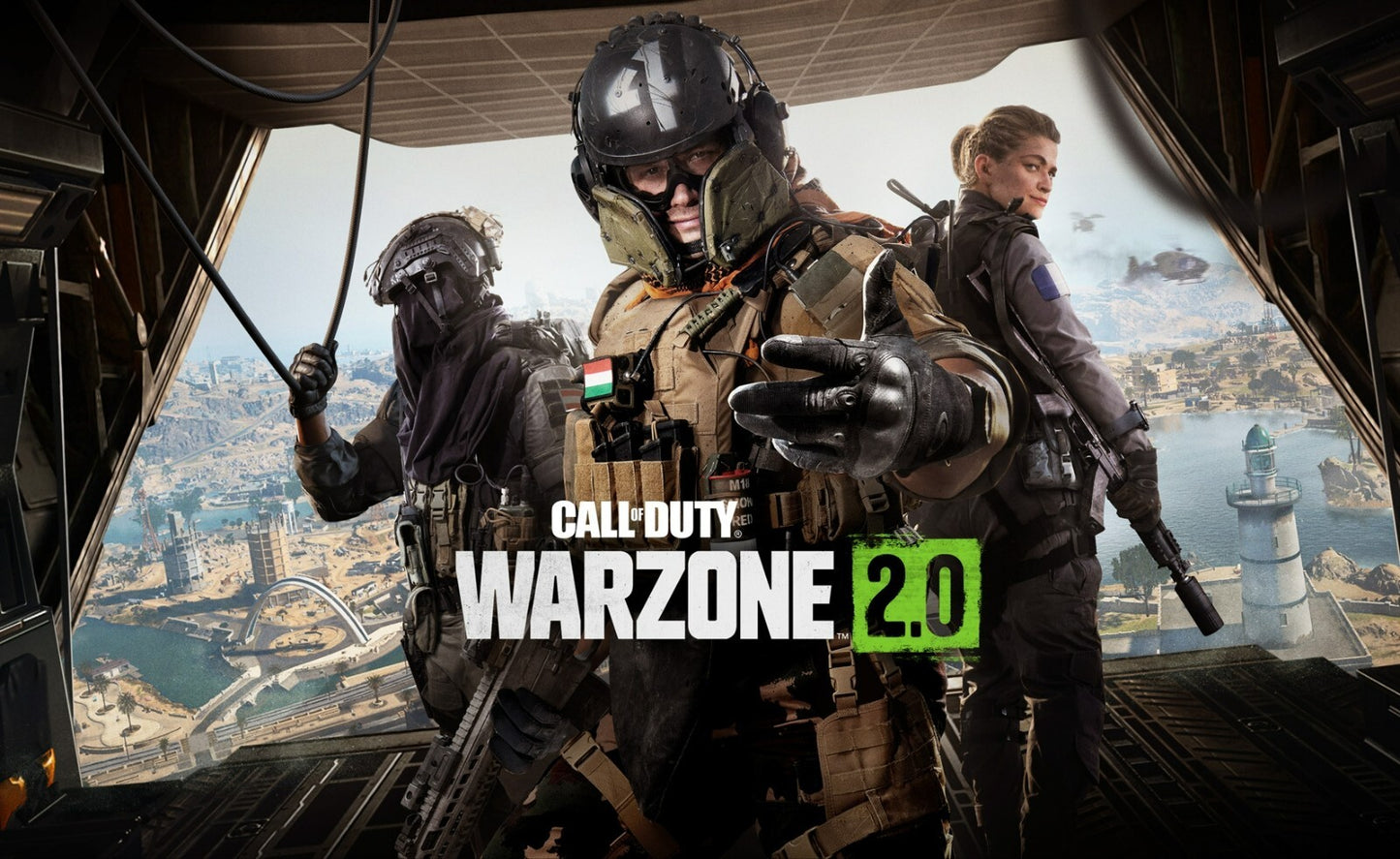 Call of Duty Warzone 2.0 Trio Operators | Battle Royale Promo Poster | FPS Gamer Gift - Video Games Poster