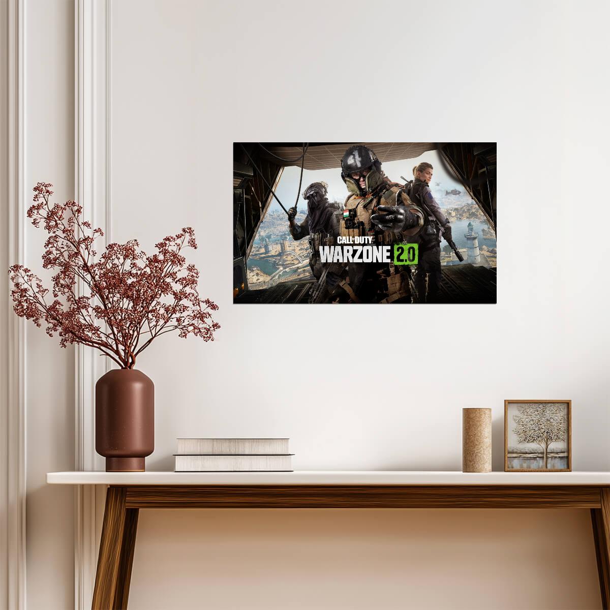 Call of Duty Warzone 2.0 Trio Operators | Battle Royale Promo Poster | FPS Gamer Gift - Video Games Poster