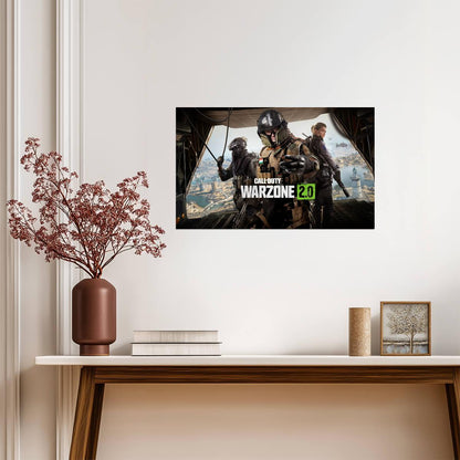 Call of Duty Warzone 2.0 Trio Operators | Battle Royale Promo Poster | FPS Gamer Gift - Video Games Poster
