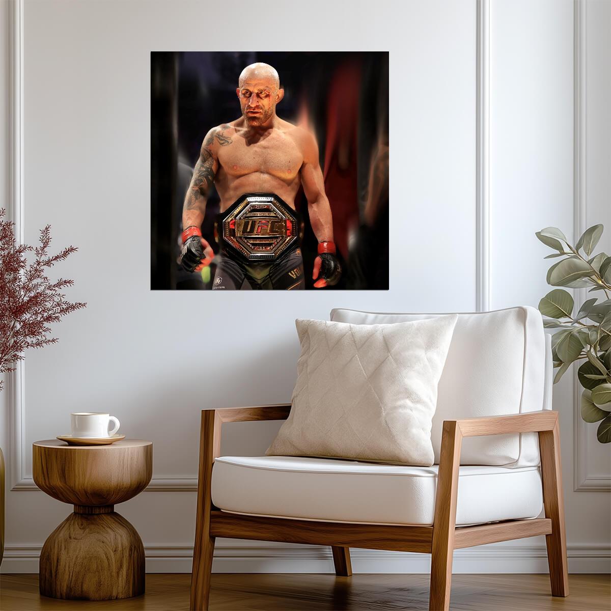 Alexander Volkanovski UFC Champion | MMA Fighter Poster | Combat Sports Legend Art - Sports Poster