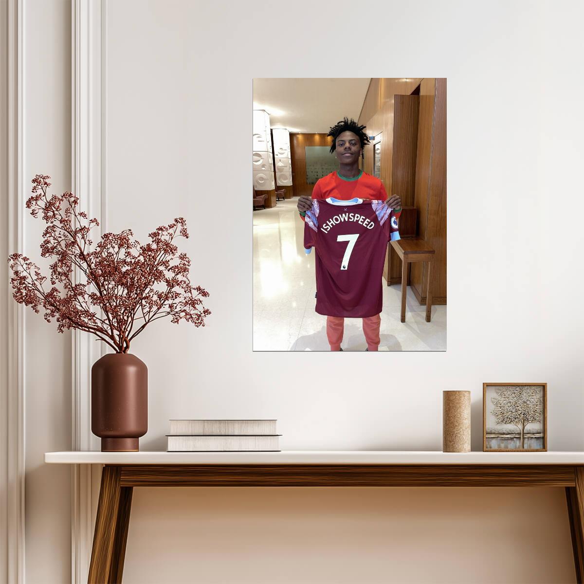 IShowSpeed | Warm Tone Print | Fan Room Poster - Celebrities Poster