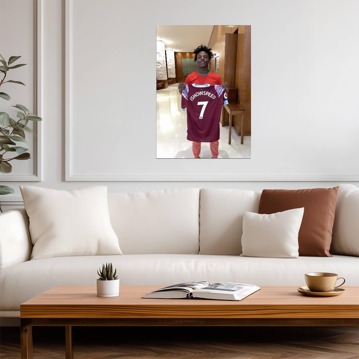 IShowSpeed | Warm Tone Print | Fan Room Poster - Celebrities Poster