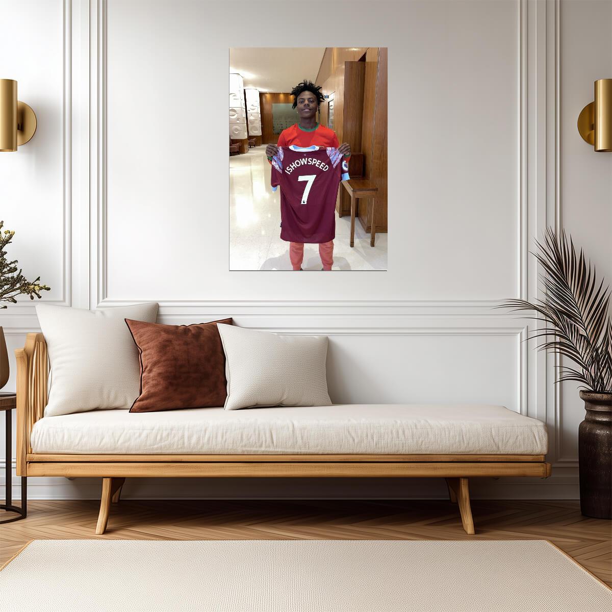 IShowSpeed | Warm Tone Print | Fan Room Poster - Celebrities Poster