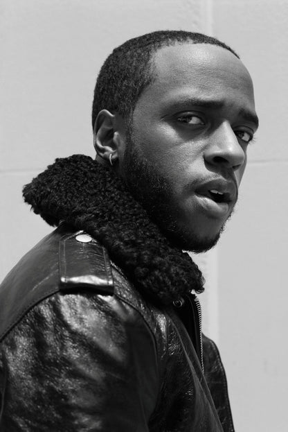 6lack Black and White | Music Poster | Monochrome Portrait - Music Poster