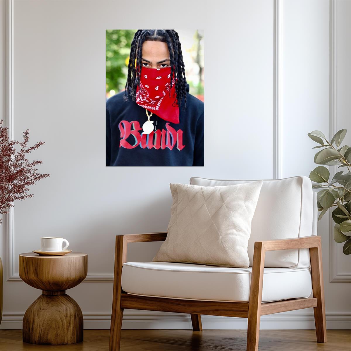 Kay Flock Poster | Hip Hop Music Print - Music Poster