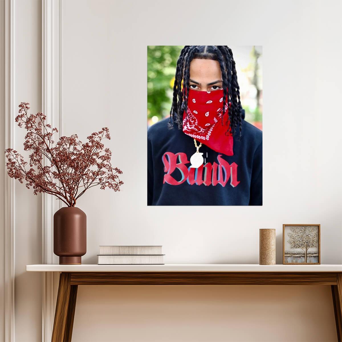Kay Flock Poster | Hip Hop Music Print - Music Poster