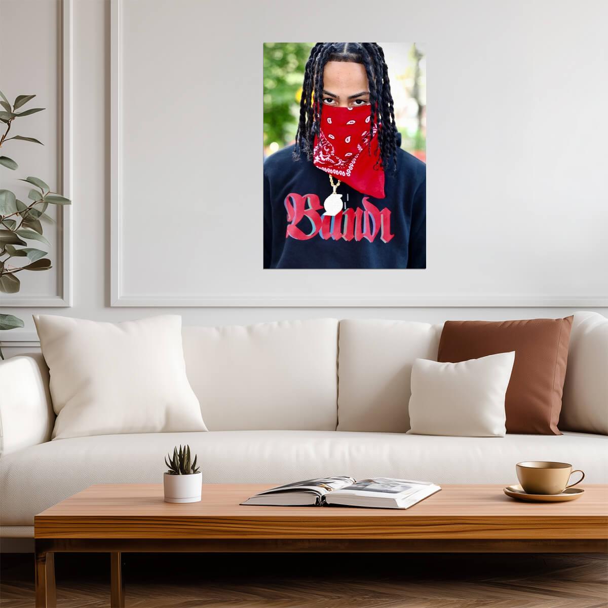 Kay Flock Poster | Hip Hop Music Print - Music Poster