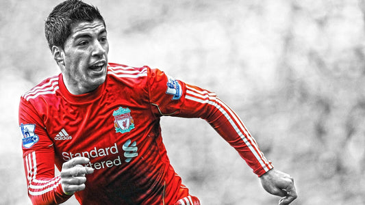 Luis Suarez Liverpool FC | Soccer Action Poster | Color Splash Sports Art - Sports Poster