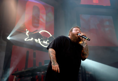 Action Bronson Live Mic | Rap Poster | Concert Performance Photo - Music Poster