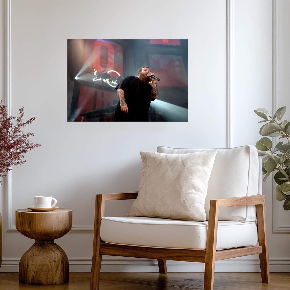 Action Bronson Live Mic | Rap Poster | Concert Performance Photo - Music Poster