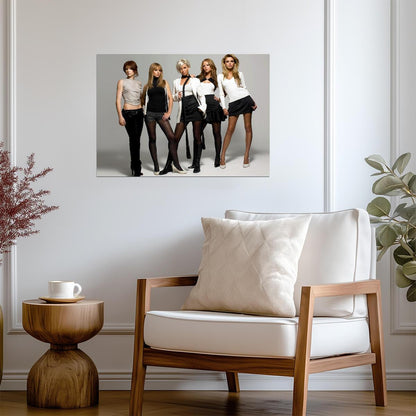Girls Aloud | Neutral Tone Art | Band Poster - Music Poster