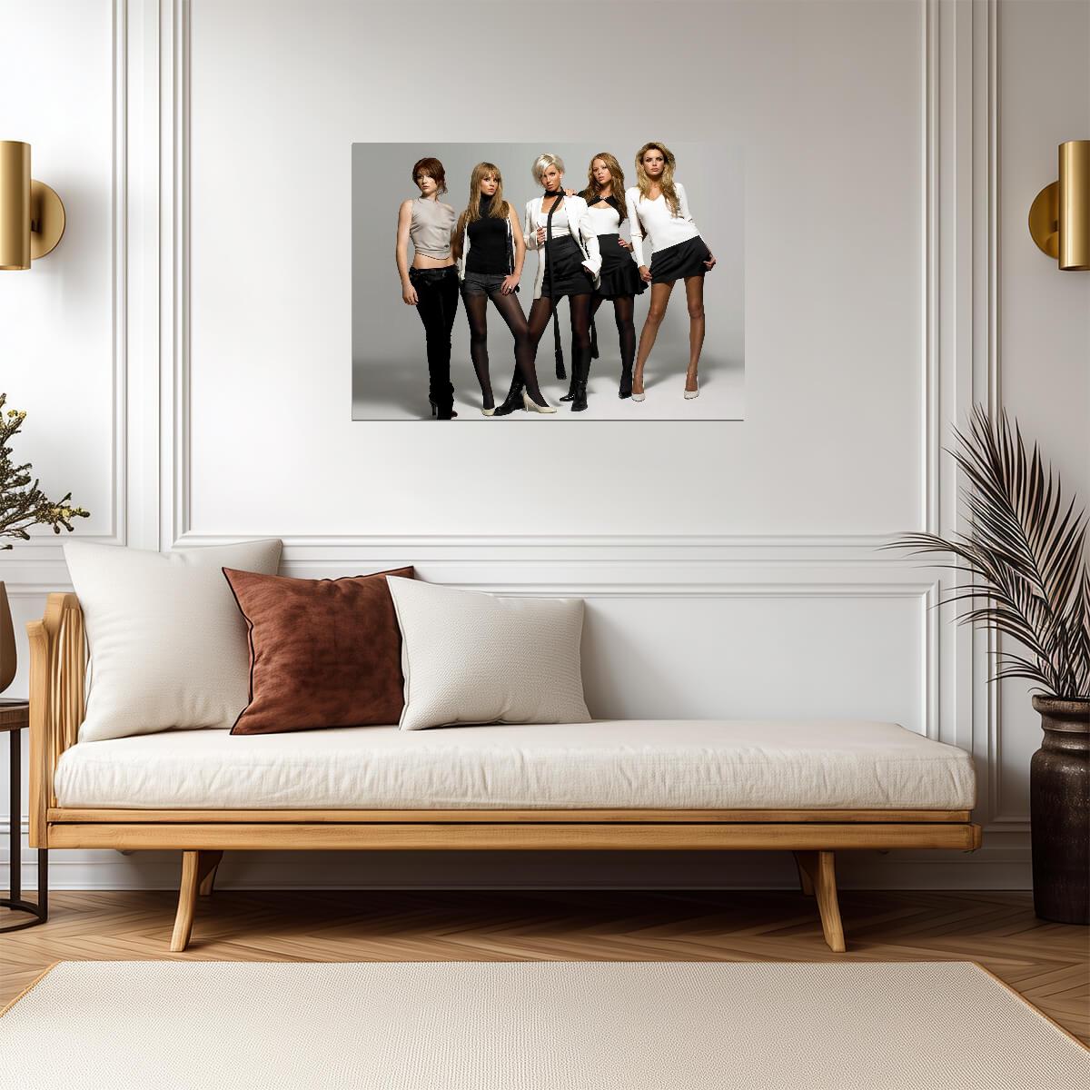 Girls Aloud | Neutral Tone Art | Band Poster - Music Poster